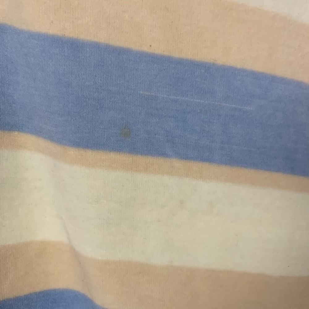 Vtg Y2K Southpole‎ Striped Fleece Polo Shirt Embroidered Skater Hip Hop Men's M - Picture 4 of 11